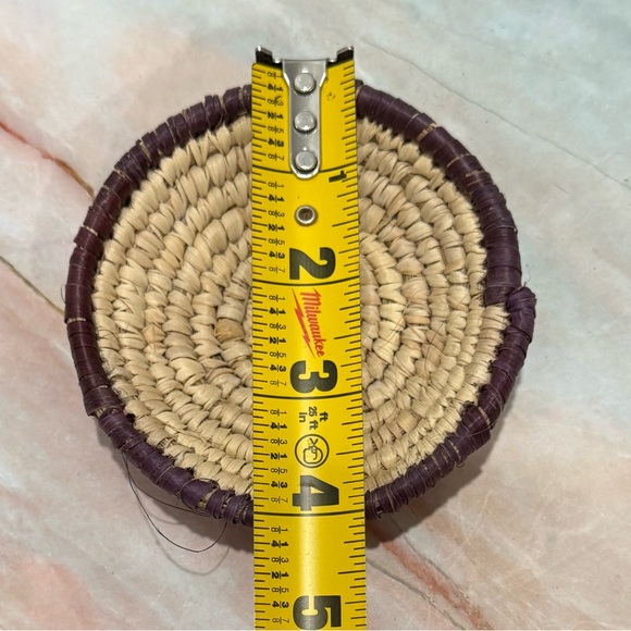 5/$20 Hand woven traditional palm fiber basket,NWOT - Picture 7 of 7